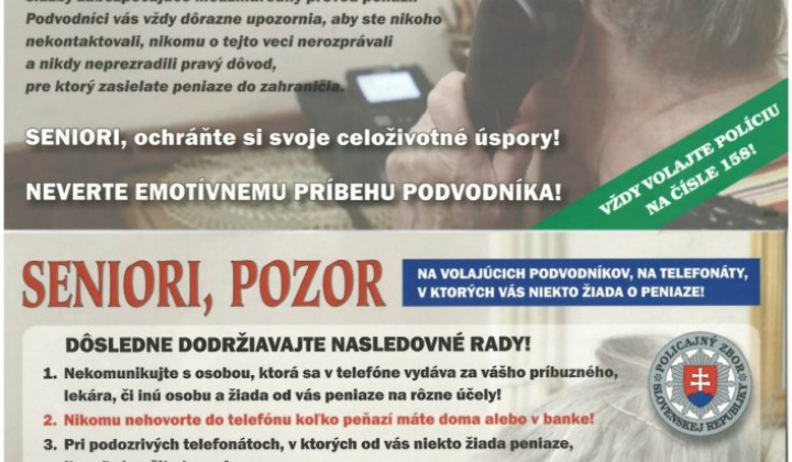 2. fotografia fotogalérie Aktuality / Seniori, zbystrite pozornosť !   - foto