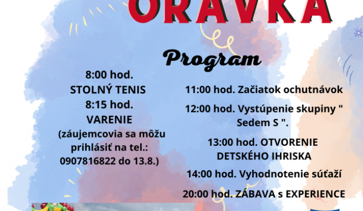 Fotka - Deň obce Orávka 2025