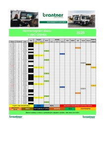 Harmonogram zberu odpadu